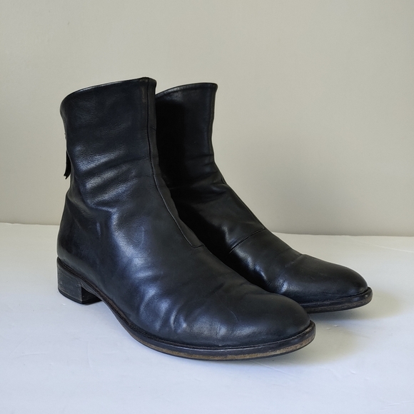 Coclico Leather Ankle Boots Size 38.5 Black - Picture 3 of 16